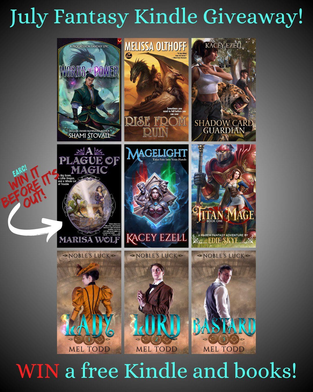 I’m the only smut in it, but my author pals and I are doing another Kindle + eBook giveaway!